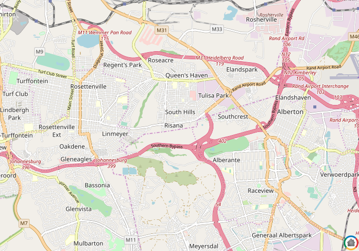 Map location of Risana